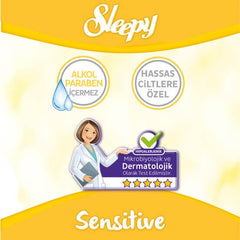 Lingettes humides Nessiworld Sensitive, 90 pièces
