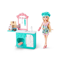 Nessiworld Sparkle Girlz Chef Doll and Playset 27cm