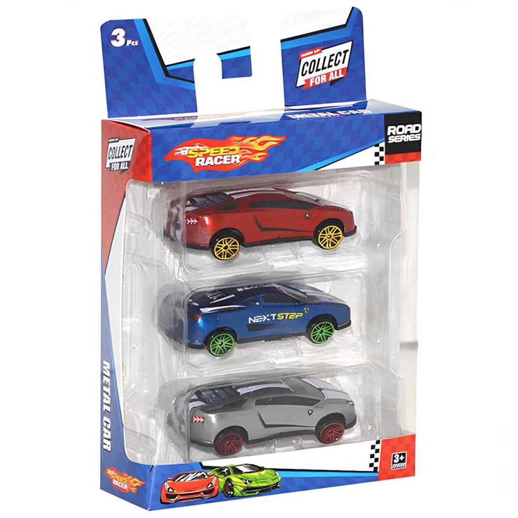 Nessiworld Speed ​​Racer Road Series Metal Model Car Set of 3