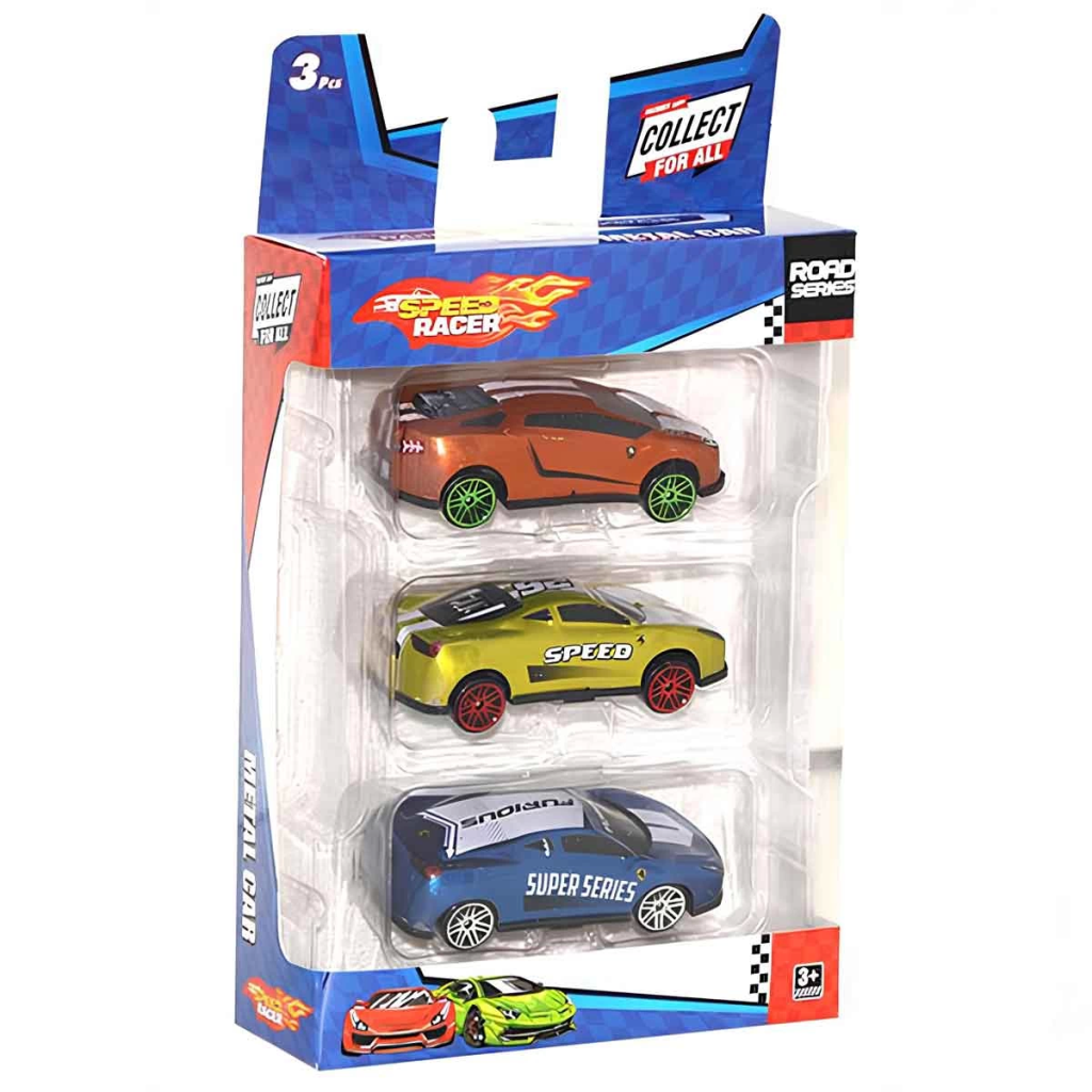 Nessiworld Speed ​​Racer Road Series Metal Model Car Set of 3