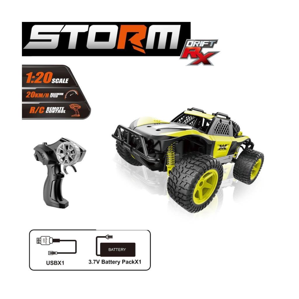 Nessiworld SYR-66764MA Kumandalı  2.4Ghz Şarjlı 1:20 Storm Drift Araba