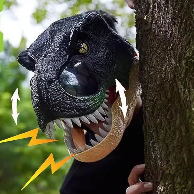 Nessiworld T-REX MASKESİ IŞIKLI VE SESLİ -MGA