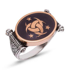 Silver Organization Special Men's Ring