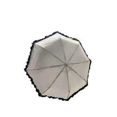 Nessiworld TK-3665 Katlanır Otomatik Şemsiye 8 Telli Desenli Fırfırlı