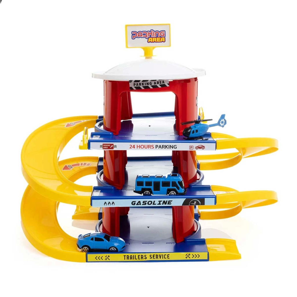 NessiWorld Toyflyer17PieceParkingGarageSet