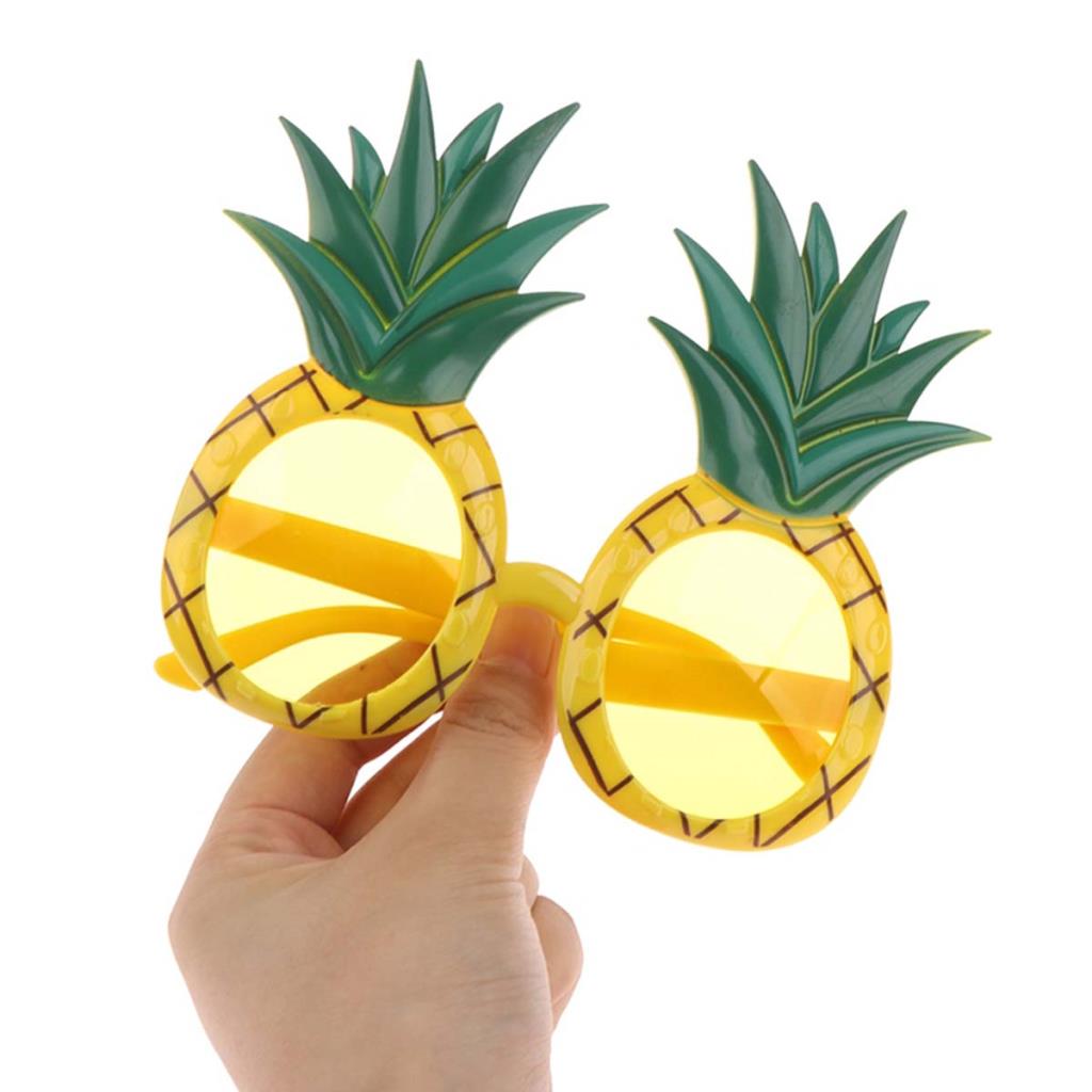 Verres de fête en forme d'ananas Nessiworld Tropical Hawaii 9,5 x 14 cm
