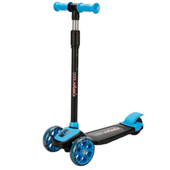 Trottinette lumineuse Nessiworld Twist à 3 roues, bleue