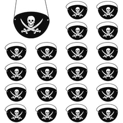 Nessiworld Vinyl Leather Pirate Eye Mask Elastic Eye Band