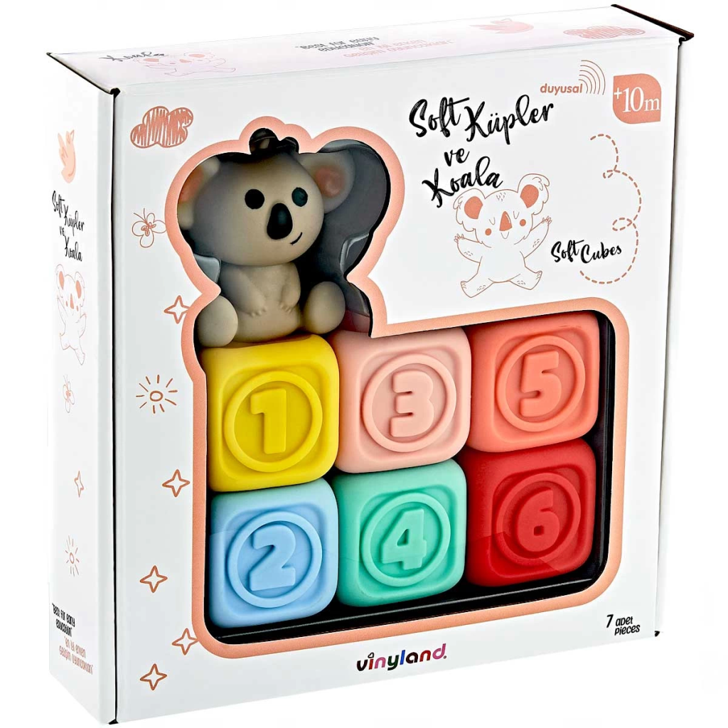 NessiWorld Vinyland Soft Aktivite Küpler Koala 7'li Set 661914