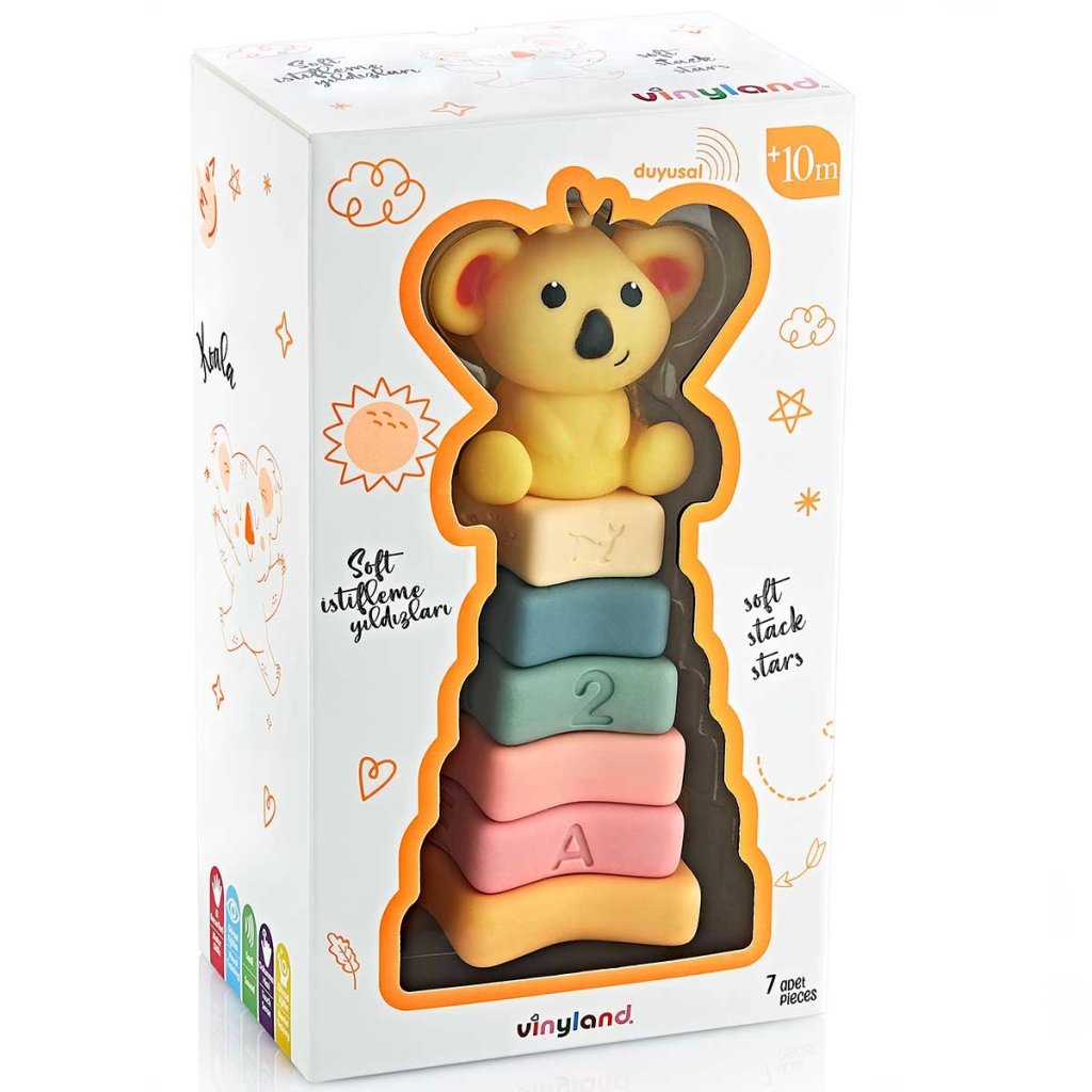 NessiWorld Vinyland Soft Yıldız Halkalar Koala 7'li Set 661877