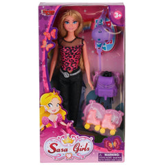 WG-115070 Skater Doll with Accessories 29 cm - Vardem Toys