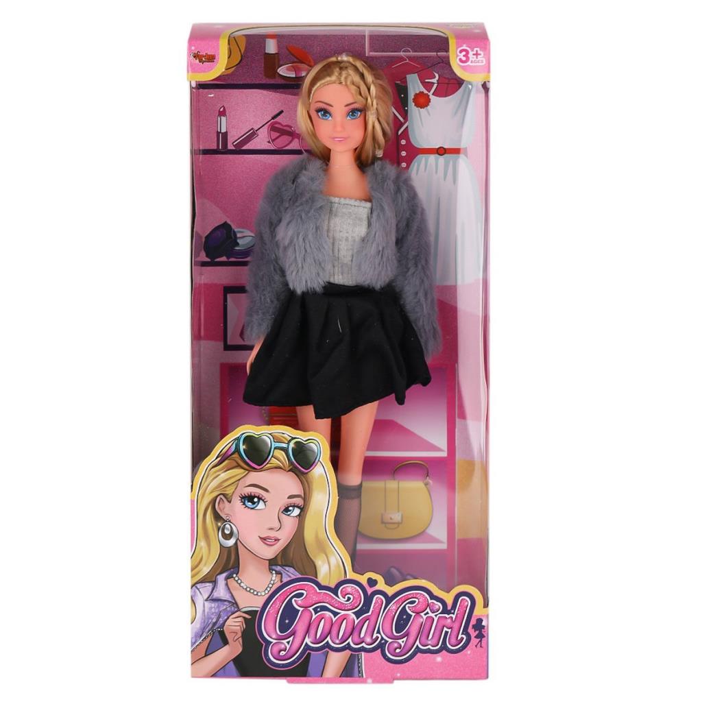 Nessiworld WG-115519-20 Fur Coat Dressed Doll 29 cm - Vardem Toys
