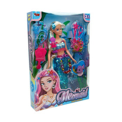 WG-66777 Boxed 29cm Mermaid with Accessories - Vardem Toys