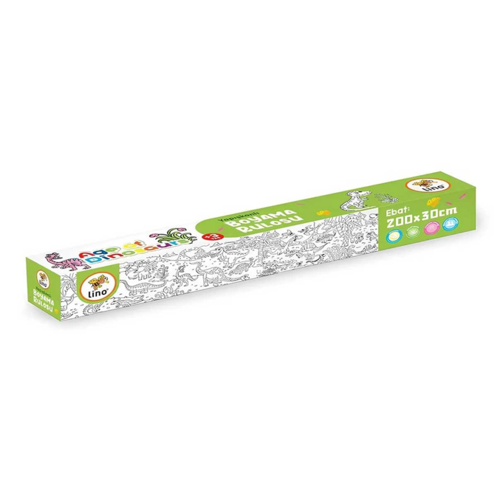 Nessiworld Adhesive Painting Roller Age of Dinosaurs 200 x 30