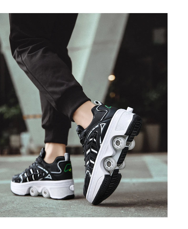 Yeni Roller Paten Ayakkabıları – Öğrenciler İçin Dış Mekan Çok Fonksiyonlu Spor Ayakkabıları | Tekerlekli Spor Ayakkabı - MeanYou