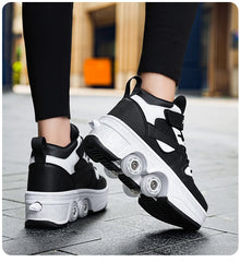 Yeni Roller Paten Ayakkabıları – Öğrenciler İçin Dış Mekan Çok Fonksiyonlu Spor Ayakkabıları | Tekerlekli Spor Ayakkabı - MeanYou