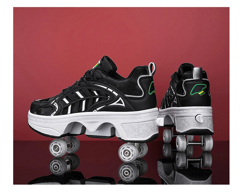 Yeni Roller Paten Ayakkabıları – Öğrenciler İçin Dış Mekan Çok Fonksiyonlu Spor Ayakkabıları | Tekerlekli Spor Ayakkabı - MeanYou