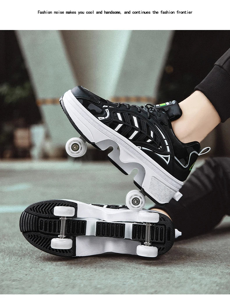 Yeni Roller Paten Ayakkabıları – Öğrenciler İçin Dış Mekan Çok Fonksiyonlu Spor Ayakkabıları | Tekerlekli Spor Ayakkabı - MeanYou