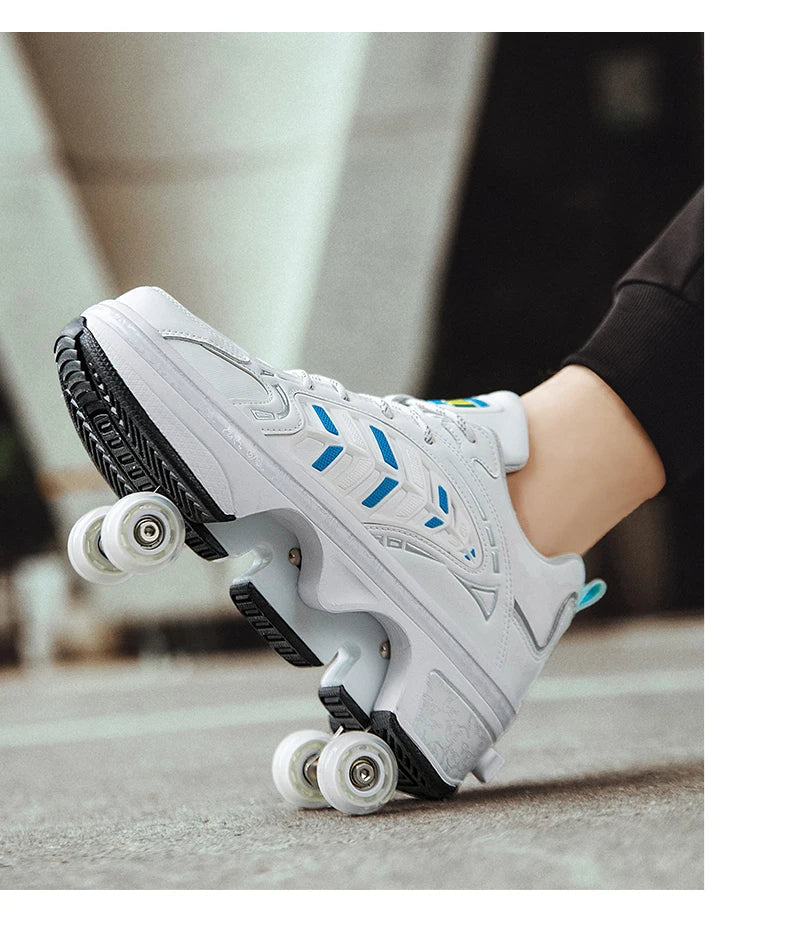 Yeni Roller Paten Ayakkabıları – Öğrenciler İçin Dış Mekan Çok Fonksiyonlu Spor Ayakkabıları | Tekerlekli Spor Ayakkabı - MeanYou