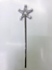 NessiWorld Star Fairy Wand Magic Wand White Pompom