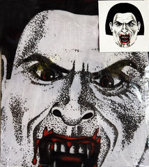 Nessiworld Face-Adhesive Fully Fitted Stretch Bloody Vampire Mask Cloth Mask Model 2-2