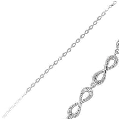 Bracelet femme infini en argent