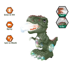 Nessiworld ZR172 Light Musical Moving Steaming Dinosaur - Vardem Toys